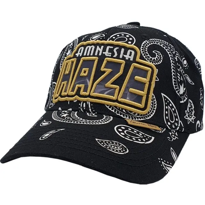 CAPPELLINO AMNESIA HAZE 420  PAISLEY NERO SNAPBACK LAUREN ROSE