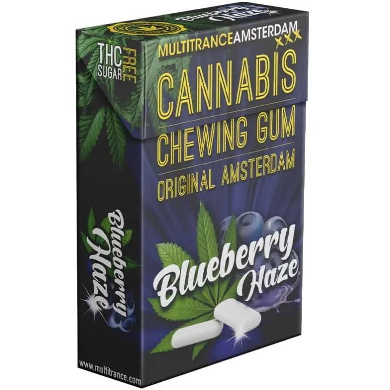 CHEWING GUM CANNABIS BLUEBERRY HAZE MULTITRANCE