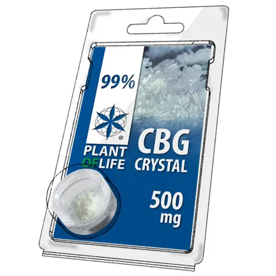 CRYSTAL CBG 99% POWDER  500 mg PLANT OF LIFE