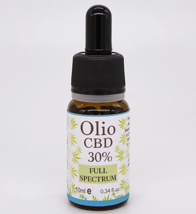 OLIO CON CBD AL 30% FULL SPECTRUM Flacone da 10ml ERBA DI MARIA