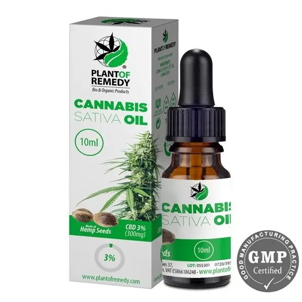 OLIO CON CBD AL  3% Flacone da 10ml PLANT OF REMEDY