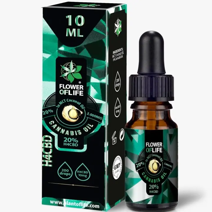 OLIO CON H4CBD AL 20% Flacone da 10ml FLOWER OF LIFE