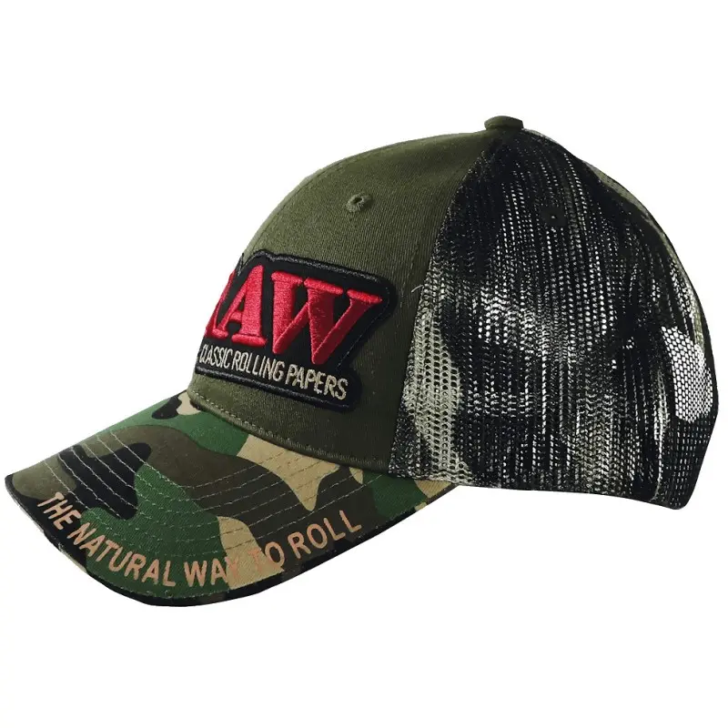 RAW CAPPELLO TRUCKER CAMO con POKER