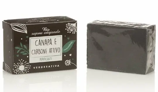 SAPONE BIO CONCENTRATO CANAPA E CARBONE – VERDESATIVA