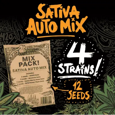 SATIVA AUTO MIX SEEDSTOCKERS