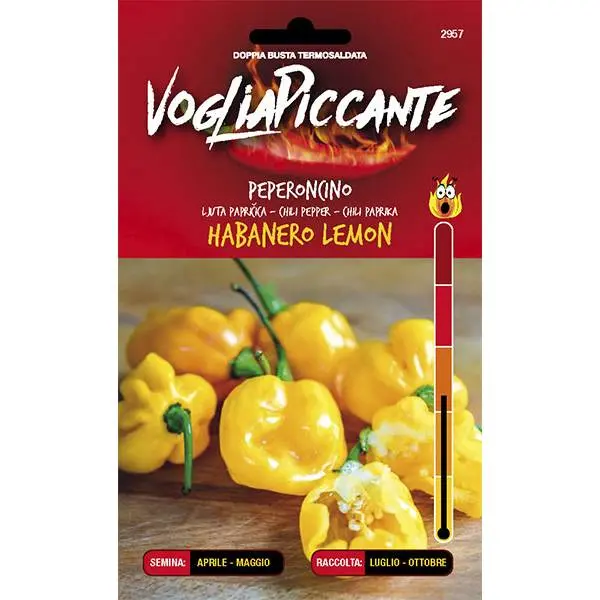 SEMI PEPERONCINI HABANERO LEMON VOGLIAPICCANTE SEM. DOTTO