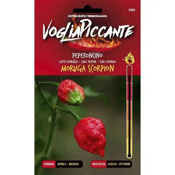 SEMI PEPERONCINI MORUGA SCORPION VOGLIAPICCANTE SEM. DOTTO