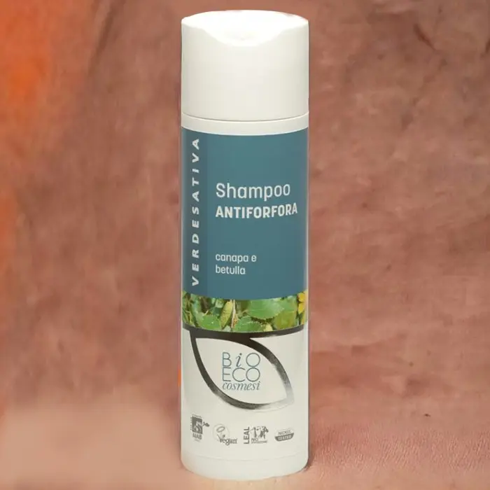 SHAMPOO ANTIFORFORA CANAPA E BETULLA 200ml VERDESATIVA 