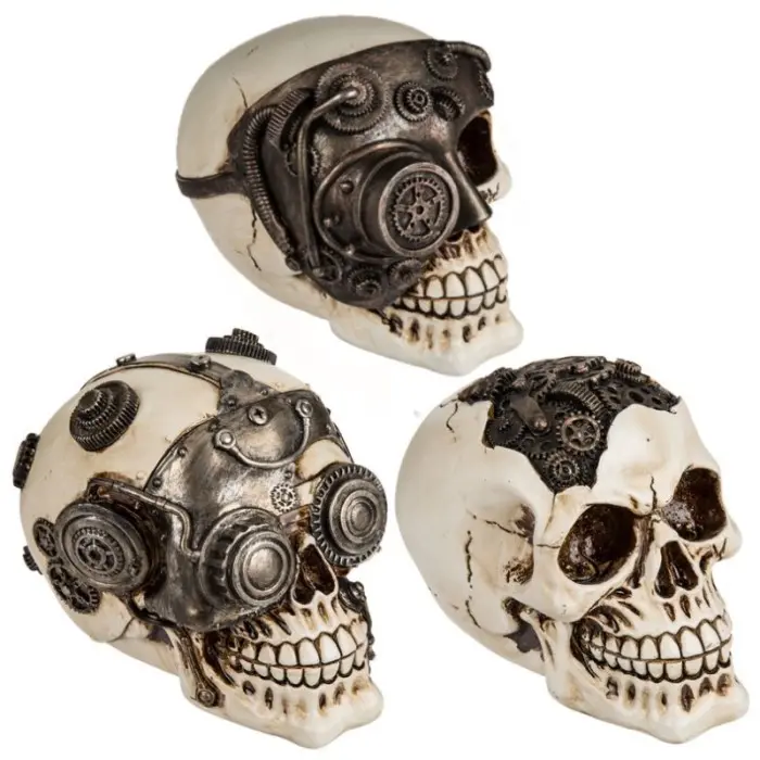 TESCHIO CYBORG IN POLIRESINA
